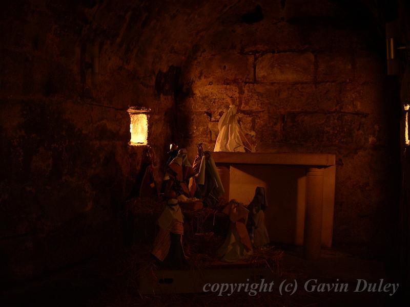 Nativity scene, 7th century Crypt, Hexham Abbey IMGP6683.JPG